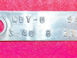 1975 Ford Pinto Mercury Bobcat ORIG 8" REAR END AXLE DIFFERENTIAL TAG 3.40