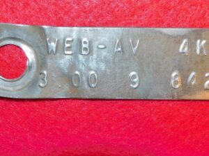 1975 Ford Torino Sport Brougham Montego MX Cougar ORIG 3.00 9" REAR END AXLE TAG