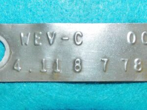 1970 Ford E100 Econoline Van ORIG 8 3/4" REAR END AXLE DIFFERENTIAL TAG 4.11