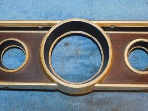 1965 1966 Mustang Fastback GT Pony Conv ORIG WOOD GRAIN GAUGE CLUSTER TRIM BEZEL