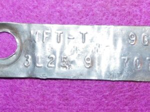 1980 Ford E100 E150 Van ORIG 3L25 9" REAR END AXLE DIFFERENTIAL TAG Traction Lok