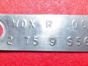 1980 Ford Granada Mercury Monarch Lincoln Versailles 9" REAR END AXLE TAG 2.75