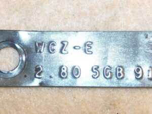 1965 Ford Mustang Fastback Coupe Convertible ORIG 8" REAR END AXLE I.D. TAG 2.80