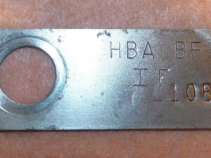 1968 Mustang GT CS Cougar Xr7 ORIG 200 289 302 390 428 POWER STEERING PUMP TAG