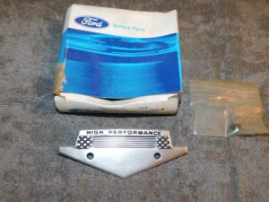 1964 1965 1966 Mustang Gt NOS 289 Hipo HIGH PERFORMANCE FENDER EMBLEM ORNAMENT