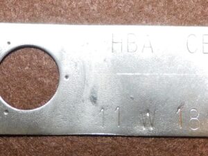 1972 Ford E100 E200 E300 Econoline Van ORIG POWER STEERING PUMP ID TAG