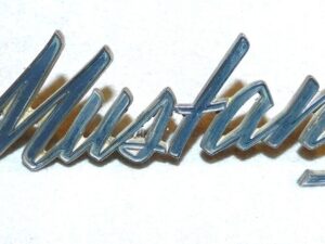 1969 1970 1971 1972 1973 Mustang Fastback Coupe Convertible ORIG FENDER EMBLEM