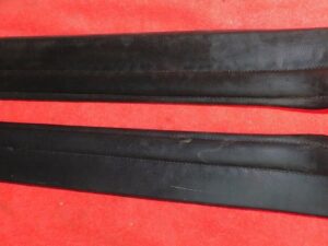 1967 1968 Mustang Coupe Fastback Shelby ORIG BLACK WINDSHIELD PILLAR POST PADS