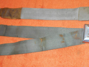 1970 1971 Mustang Mach 1 Grande Boss Cougar Xr7 ORIG DELUXE GREEN REAR SEAT BELT