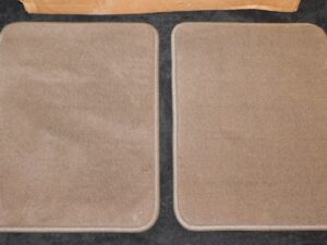 2001 2002 003 Ford F150 Supercrew NOS MED PARCHMENT CARPET TWIN REAR FLOOR MATS