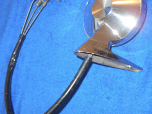 1965 1966 Mustang Fastback Coupe GT Convertible ORIG CHROME REMOTE DOOR MIRROR