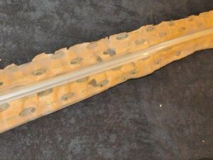 1967 Ford Custom Galaxie 500 XL LTD Cnv NOS FRONT FENDER OUTSIDE CENTER MOULDING