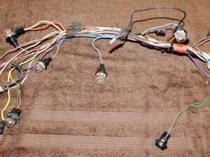 1968 Cougar GT 6.5 Litre GT-E ORIG STANDARD DASH GAUGE CLUSTER WIRING HARNESS