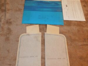 1981 Mercury Capri RS NOS L+R Black-Pewter GRILLE OPENING PANEL STRIPE TRANSFERS