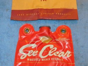 1956-1964 Ford F100 F250 F350 56 Thunderbird NOS WINDSHIELD WASHER BAG RESERVOIR