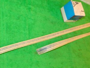 1968 Mustang GT Sprint NOS BLACK RH DOOR UPPER + LOWER C STRIPE BODY DECALS