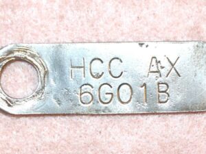 1966 Mustang GT Fastback Coupe Conv Shelby ORIG HCC AX M/S P/S STEERING BOX TAG