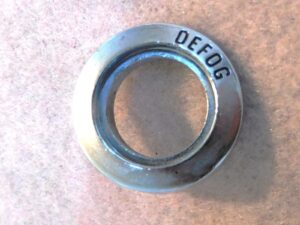1968-1970 Mustang Fairlane Galaxie Cougar Montego ORIG REAR DEFOG SWITCH BEZEL