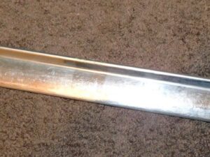1949 1950 Ford Base Deluxe Passenger Car NOS LH FRONT FENDER OUTSIDE MOULDING