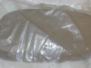 1999-2003 Ford Windstar NOS OEM RH 2nd Row REAR SEAT BACK LATCH COVER Parchment