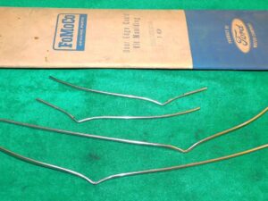 1968 Custom Galaxie 500 LTD 4-Door Sedan Wagon NOS DOOR EDGE GUARD MOULDING KIT