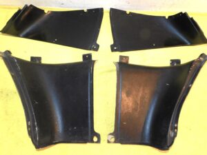 1967 1968 Mustang GT Shelby ORIG FASTBACK REAR UPPER QUARTER CORNER TRIM PANELS