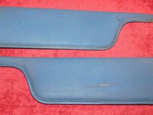 1971 1972 1973 Mustang Fastback Coupe Mach 1 Boss Grande ORIG BLUE SUN VISORS