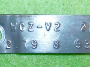 1972 Ford Mustang Fastback Mach 1 Coupe Conv ORIG 8" REAR END AXLE ID TAG 2.79
