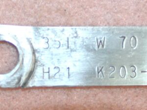 1970 Ford Mustang Mach1 Grande Mercury Cougar Xr7 ORIG 351W 2V A/T ENGINE ID TAG