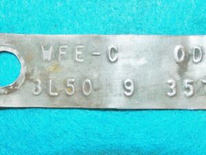 1970 Ford F100 Truck ORIG 3L50 9" REAR END AXLE DIFFERENTIAL TAG Traction Lok