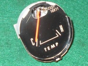 1965 1966 Mustang Convertible Cpe Fastback GT Shelby GT350 ORIG DASH TEMP GAUGE