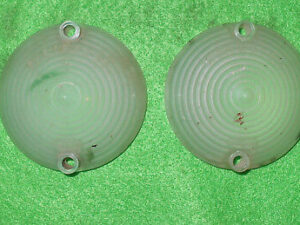 1967 1968 Cougar GT XR7 XR7-G GT-E ORIG FRONT TURN SIGNAL PARKING LIGHT LENSES