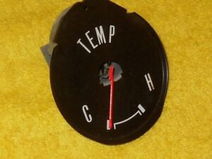 1964 1/2 1965 Mustang Convertible Coupe Fastback Shelby ORIG DASH TEMP GAUGE