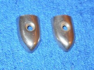 1964 1965 1966 1967 1968 Mustang Gt ORIG CONVERTIBLE TOP LH+RH REAR TRIM CAPS