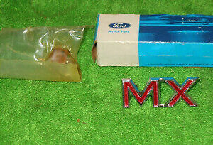 1968 1969 Montego MX Hardtop Sedan Wagon Convertible NOS REAR QUARTER MX EMBLEM