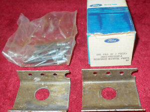 1976 1977 Ford Granada Mercury Monarch 2d NOS SHOULDER SEAT BELT REINFORCEMENTS