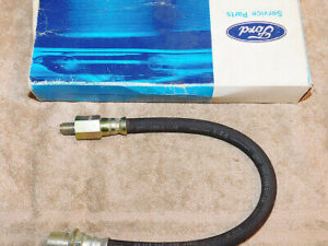 1967 Ford Mustang Fastback Coupe Convertible Cougar NOS FRONT DRUM BRAKE HOSE