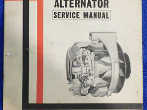 1964 1965 Ford Mercury Lincoln AUTOLITE ALTERNATOR SERVICE MANUAL Training Book
