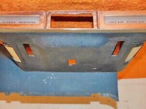 1965 1966 Thunderbird DASH CLOCK WIPER SWITCH MAP LIGHT AIR CONTROL PANEL BEZEL