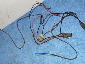 1969 Ford Ranchero 500 GT REAR RH TAIL LIGHT + BACK-UP MARKER LIGHT WIRING PLUGS