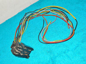 1970 Cougar XR7 Hardtop Convertible Eliminator HEAD LIGHT SWITCH WIRING PLUG