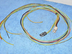 1969 Cougar Hardtop Convert TRUNK TAIL LIGHT HARNESS To UNDER DASH WIRING PLUGS