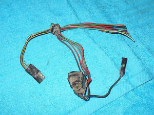 1965 1966 Mustang Convrt GT Shelby UNDERHOOD LH HEAD LIGHT + SIGNAL WIRING PLUGS