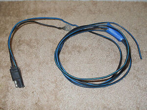 1969 Cougar XR7 Hrdtp Eliminator TRUNK To LH SAIL PANEL OPERA LIGHT WIRING PLUG
