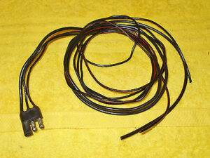 1971 Mustang Mach 1 Grande Boss Coupe Conv TRUNK TAIL LIGHT to DASH WIRING PLUG