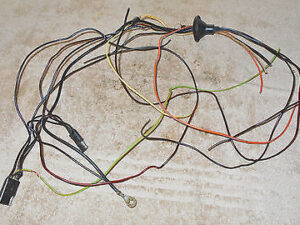 1968 Ford Ranchero 500 GT Squire REAR LH TAIL LIGHT + BACK-UP LIGHT WIRING PLUGS