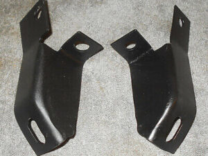 1965 1966 Mustang Fastback Cp Convertible Shelby ORIG REAR BUMPER GUARD BRACKETS