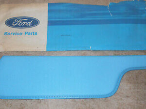 1976 Ford Gran Torino Brougham Ranchero Mercury Montego NOS LIGHT BLUE SUN VISOR