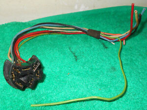 1969 Cougar Hardtop Convertible DASH WIPER SWITCH WIRING PLUG
