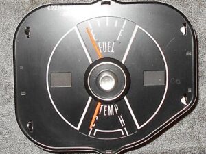 1969 1970 Mustang Fastback Boss Coupe Convertible ORIG DASH FUEL + TEMP GAUGES